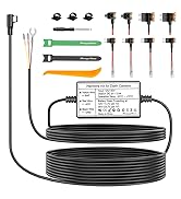 Range Tour Dash Cam Hardwire Kit USB-C,12V-24V to 5V 2.5A Car Dash Camera Charger Power Cord, 3 c...