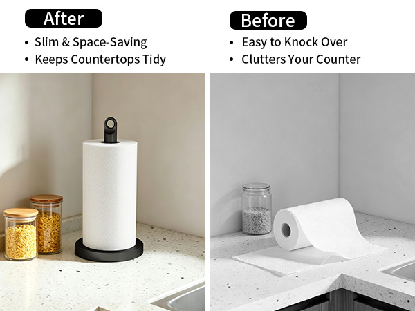 Paper Towel Holder Countertop for Kitchen