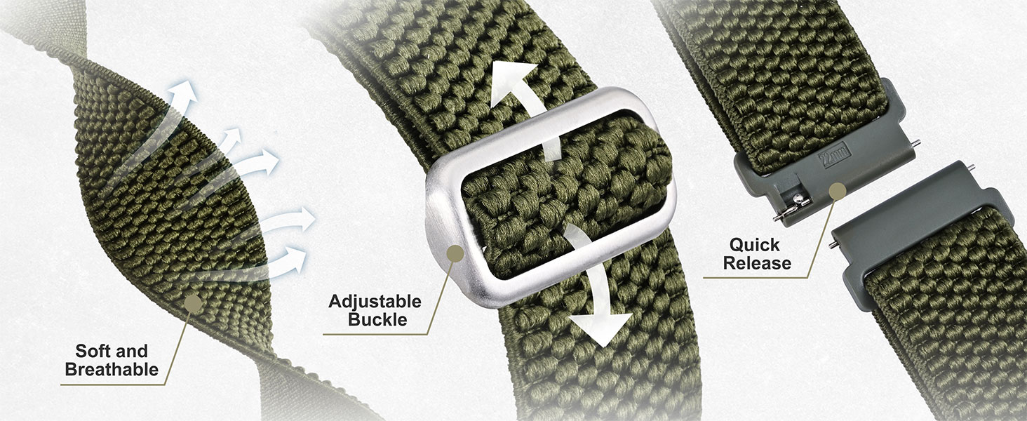 sport watchband replacement belts wristband bracelet nylon stylish casual