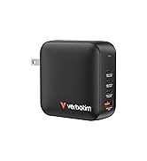Verbatim Mini GaN Wall Charger 165W 4 Port 3X USB-C Ports PD 3.0 (PPS) up to 70W 1x USB-A Port QC...
