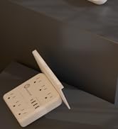 Wall Outlet Extender with Shelf