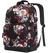 MOSISO 15.6-16 inch 20L Laptop Backpack for Women Girls, Polyester Anti-Theft Stylish Casual Dayp...