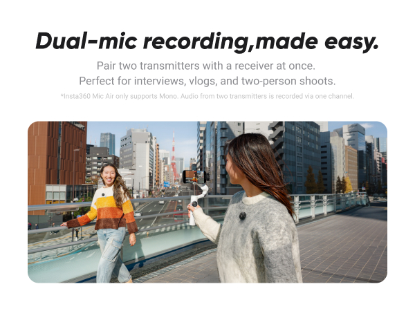 Dual-mic recording