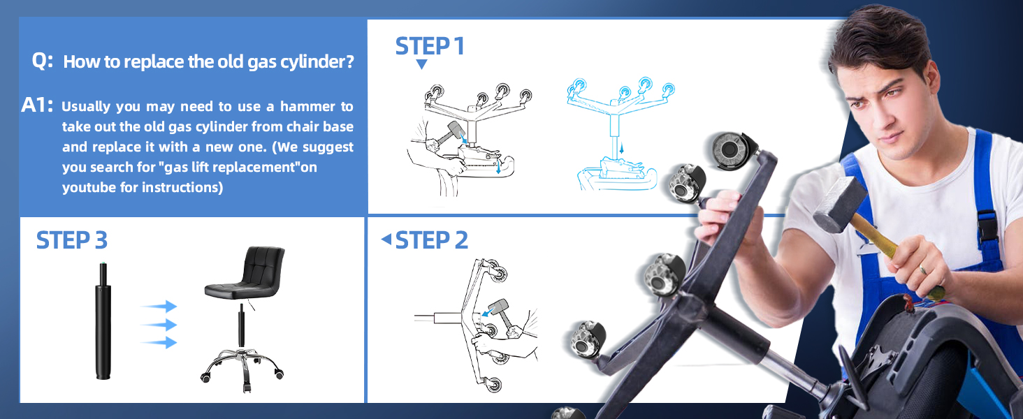 chair cylinder replacement