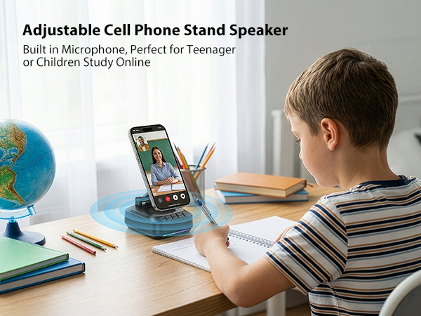 phone holder speaker