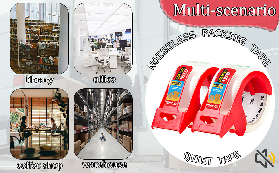 noiseless packing tape