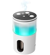 Waterless Essential Oil Diffuser, Scent Diffusers Battery Operated Nebulizer for Room Studio Offi...