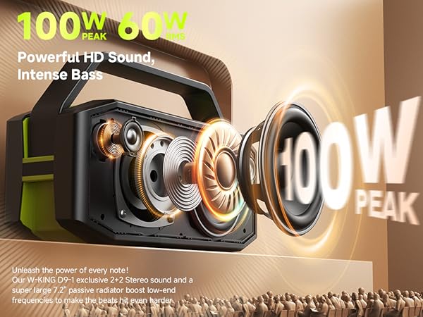 bluetooth speaker w-king