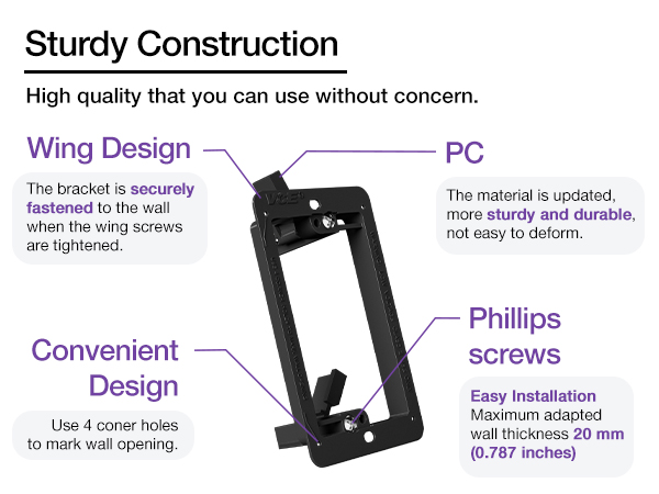 Low Voltage Mounting Bracket