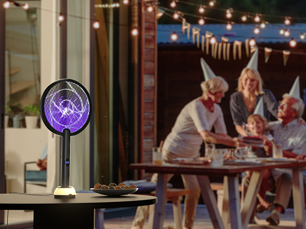 YISSVIC Electric Fly Swatter Bug Zapper Racket