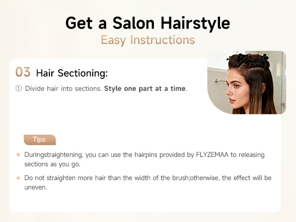 Guide to sectioning hair for straightener: style one part at a time for even, salon-quality results