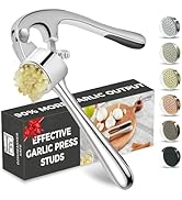 Premium Garlic Press, Professional Garlic Mincer, Easy to Squeeze and Clean, Rust Proof &amp; Dishwas...