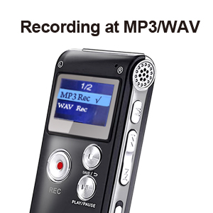 Recording at MP3/WAV