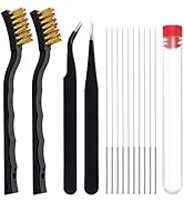 3D Printer Nozzle Cleaning Kit with Brush - 10 Pieces 0.4 mm Cleaning Needles, 2 Types Sophistica...