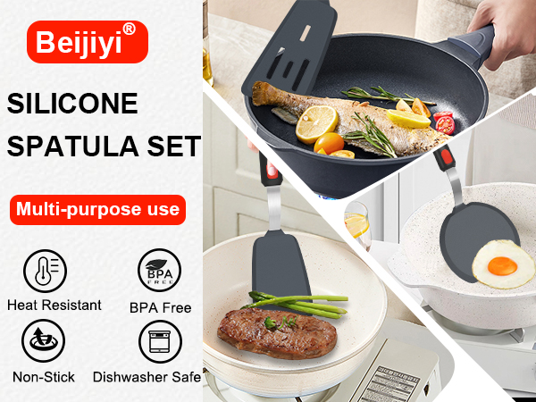 silicone spatula set