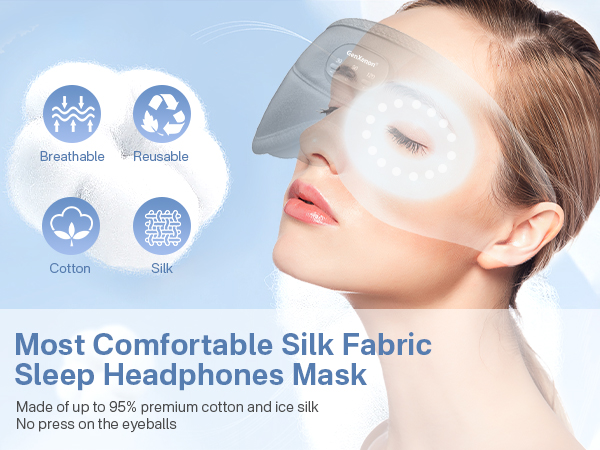 sleep mask with bluetooth headphones for men