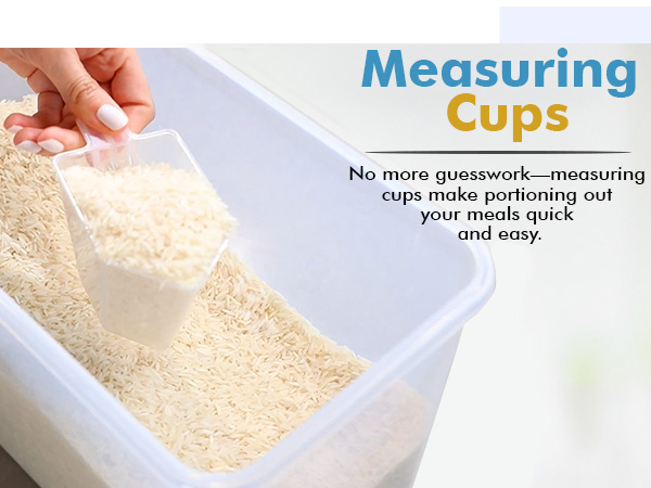 large storage containers with lids, containers for flour and sugar, dry food storage containers