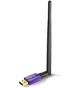 USB Bluetooth 5.3 Adapter for PC, USB Bluetooth Dongle, Long Range 492FT / 150M Bluetooth Stick R...