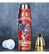 Funslive Fishing Gifts for Men Dad - Valentines Day for Husband Mens Gifts Ideas - 17 oz Cool Bul...