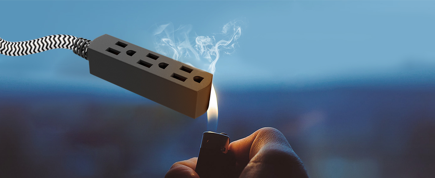 extension cord with multiple outlets small extension cord black