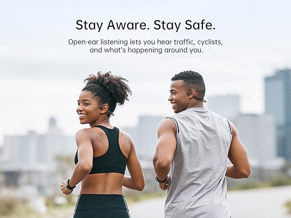 Open-Ear Bone Conduction Headphones for Sports