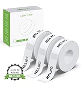 NELKO Genuine P21 Label Maker Tape, Adapted Label Print Paper, 14x40mm (0.55