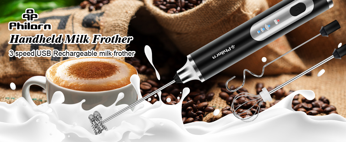 frother wand rechargeable
