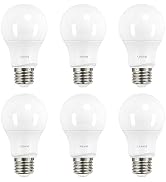 Linkind A19 LED Light Bulbs Dimmable, 60W Equivalent, 2700K Soft White, 9.5W 800 Lumens Bulbs, E2...