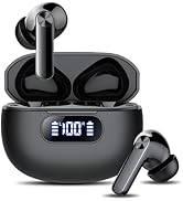 Wireless Earbuds, Bluetooth 5.3 Headphones LED Power Display, 2025 New Wireless Earphones, 4 ENC ...