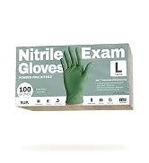 SUP Disposable Nitrile Gloves, Powder-Free Latex-Free Food Safe Cooking Home Cleaning Non-Sterile...