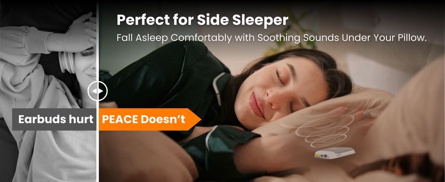 Under pillow speaker bluetooth to play white noise sleep sound machine relaxation sound