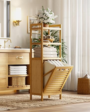 freestanding clothes storage cabinet
