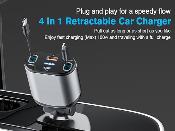 retractable car charger