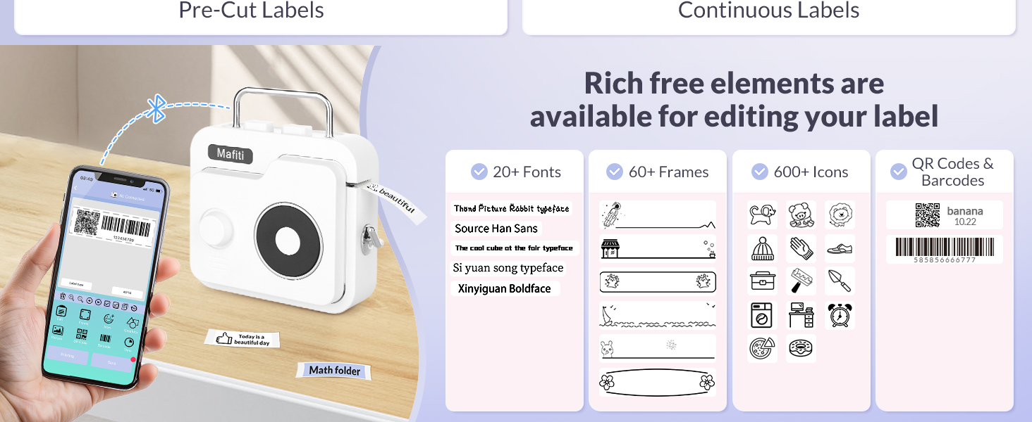 label maker machine with tape
