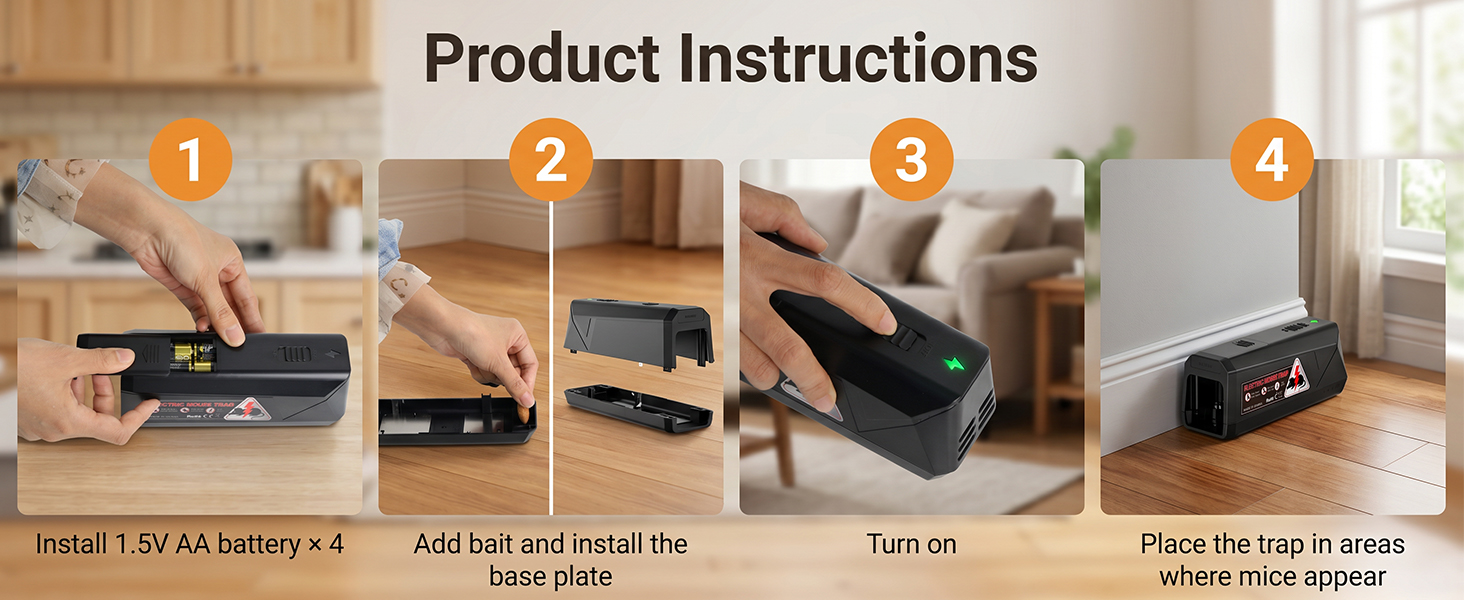 electronic mouse trap