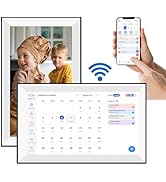 YUYIALARM 15.6 Inch Digital Calendar Chore Chart, Smart Touchscreen Wall &amp; Desk Electronic Calend...