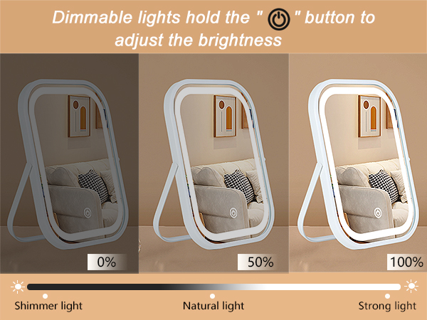 makeup mirror with lighting