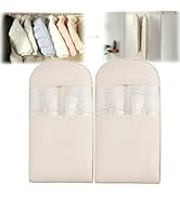 Space Saving Hanging Garment Bag with Self Compression Zipper, 2025 New Space Saver Clothes Stora...