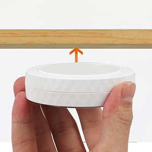 LED Puck Lights Battery Operated Closet Lights, Wireless Under Cabinet Lighting