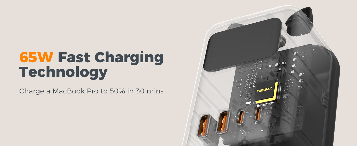 PD 65W Fast Charging