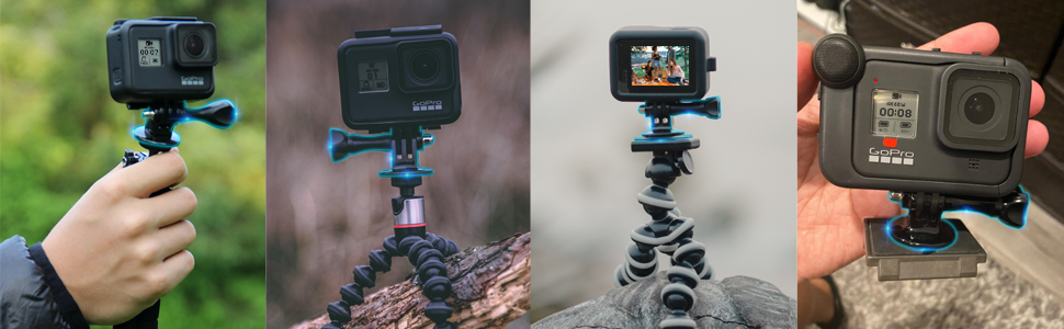 gopro camera gopro adapter tripod mount gopro hero 7 gopro selfie stick adapter tripod gopro mount