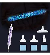 Resin Diamond Painting Pen, Diamond Art Pen, Glow in The Dark Handmade Diamond Dot Pens for Diamo...