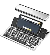 Geyes Folding Keyboard, Portable Foldable Wireless Bluetooth Keyboard with Portable Pocket Size, ...