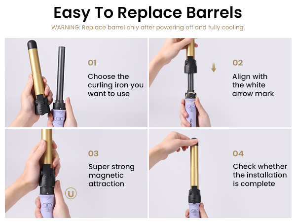 Easy to replace barrels