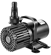 VIVOSUN 1600 GPH Submersible Water Pump, 100W Pond Pump, Ultra Quiet Aquarium Pump with 15FT. Lif...