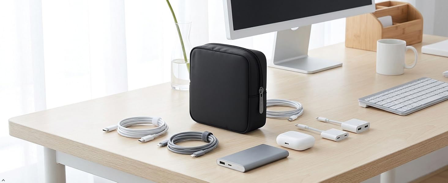 black tech pouch