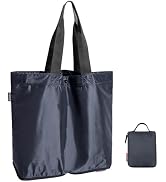 pack all 16L Lightweight Packable Tote Bag, Water Resistant Foldable Grocery Bag, Reusable Shoppi...
