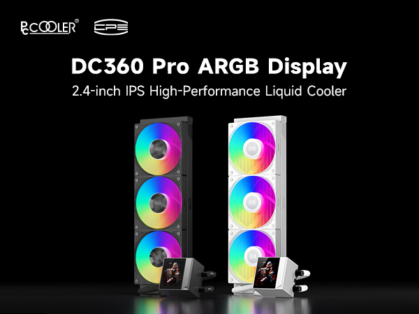 DC360 Pro ARGB Display AIO 360mm Liquid Cooler