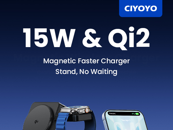 15W Fast Magnetic Wireless Charger Stand