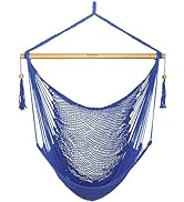 JoyView Hammock Chair with Spreader Bar Caribbean Hammock Swing Chair 300 LBS Weight Capacity XL ...